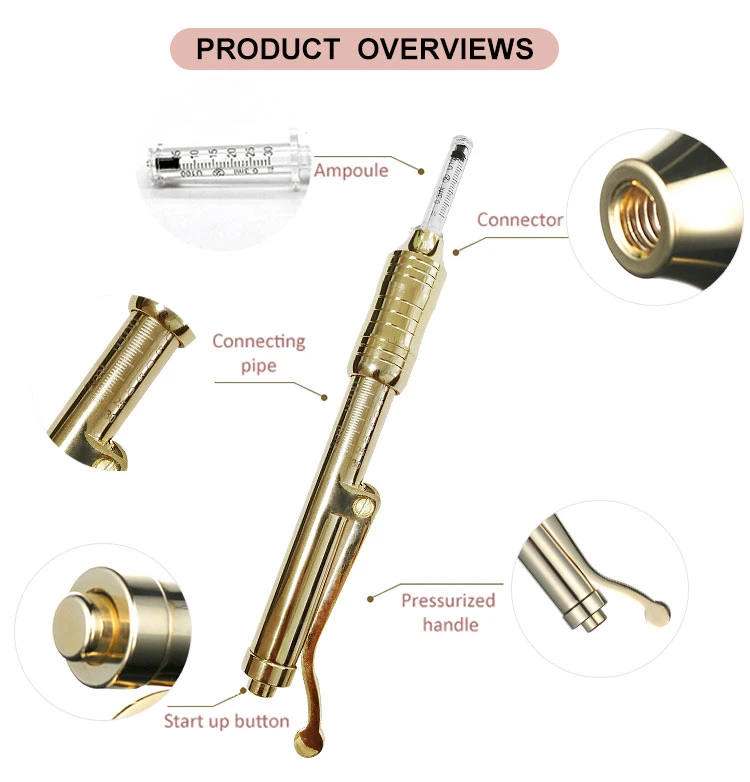 China Supplier Needle Free Hyaluronic Acid Injection Pen with Ampoule Syringe