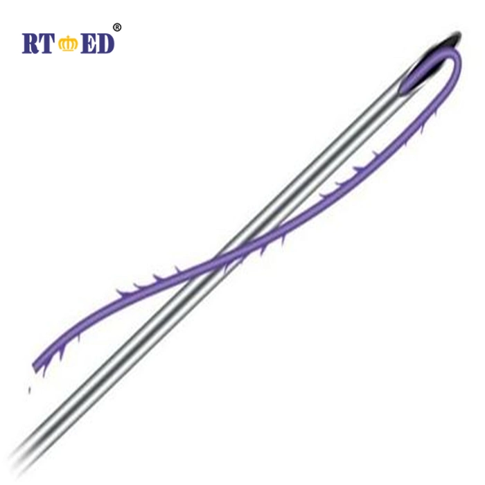 High Quality Eye Eyebrow Forehead Pdo Thread Blunt Sharp Needle 4D 6D Cog Thread Lifting